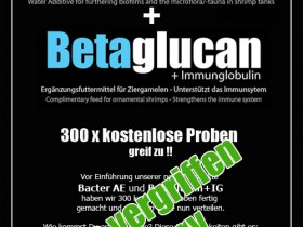 Bacter AE und Betaglucan - Proben - Sonstiges - Kein Thema - Der  Wirbellotse!